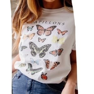 NWT Urban outfitters butterfly crew neck